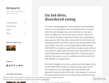Tablet Screenshot of dkgetsfit.com